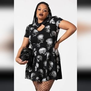 Killstar Headspin Collar Dress